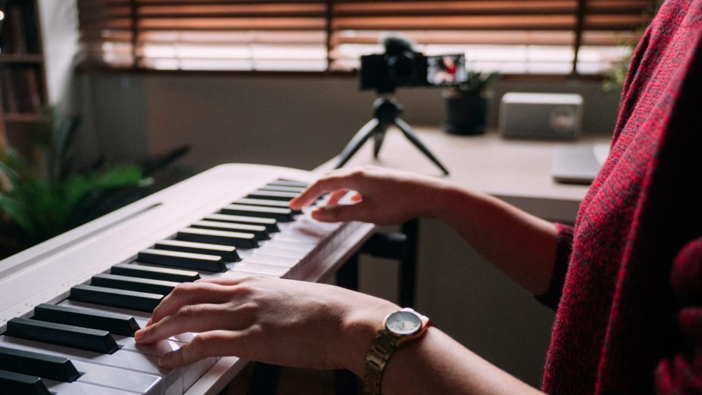 recording yourself playing piano